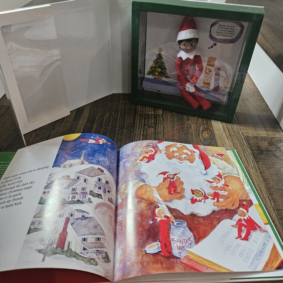 Christmas "The Elf on the Shelf" Book and Elf Set.‎ (Brown Eyed Girl) - Picture 7 of 13